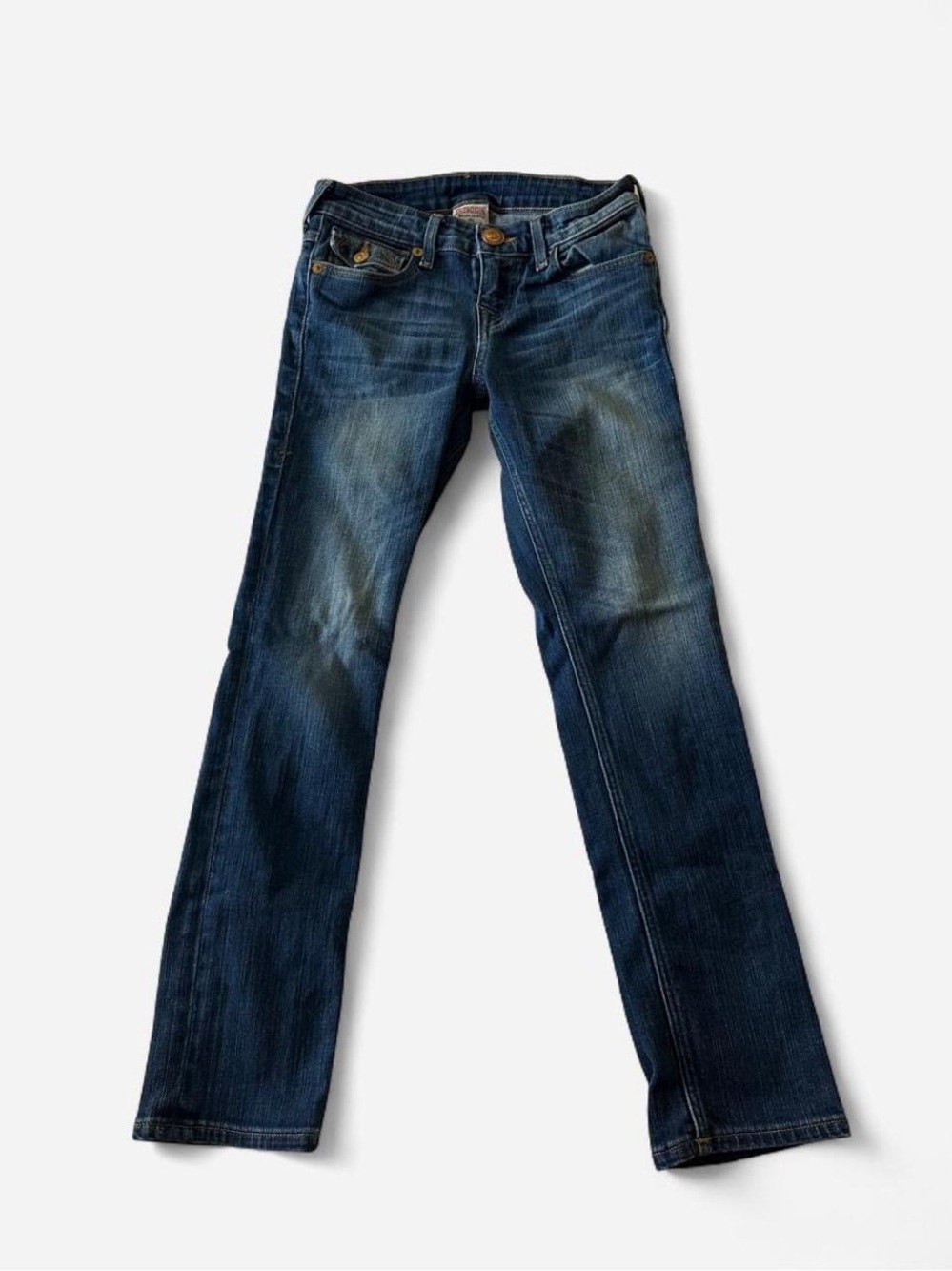 True Religion Girls Julie Skinny Lonestar Jeans Size 8 Y2K